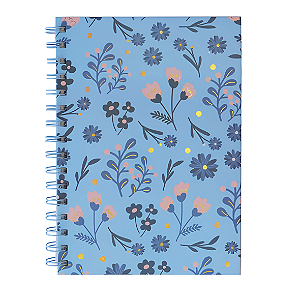 Agenda Planner FLORAL AZUL A5 80F - SKYPAPER