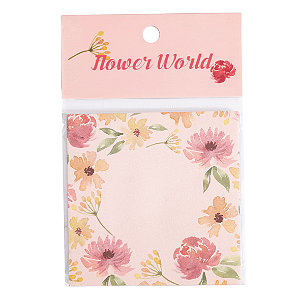 Bloco Adesivo FLORAL 50F - SKYPAPER