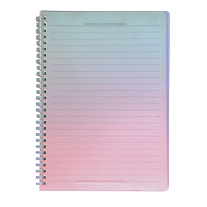 Caderno de Anotação A5 DEGRADÊ 60F - SKYPAPER