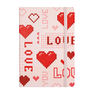 Caderno de Anotação A6 80F LOVE - SKYPAPER
