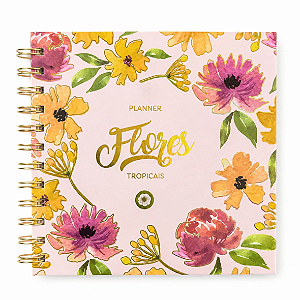 Planner Diário FLORAL 80F - SKYPAPER