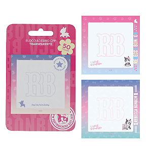 Bloco Adesivo REBECCA BONBON C/GLITTER  50F - SKYPAPER