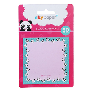 Bloco Adesivo PANDA 50F - SKYPAPER