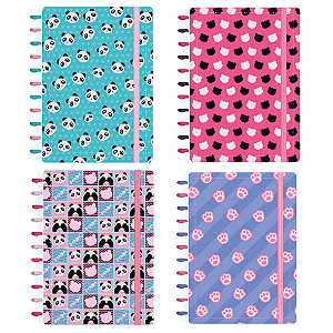 Caderno de Disco Colegial 80F PANDA - SKYPAPER