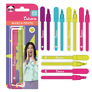 Marca Texto  LULUCAS BLISTER 02 CORES - SKYPAPER