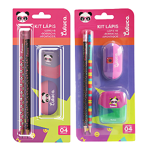 Kit Escolar LULUCA - 4 PEÇAS - SKYPAPER