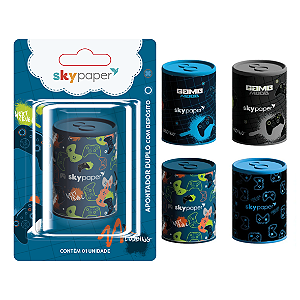 Apontador Duplo GAMER BLISTER 01 - SKYPAPER