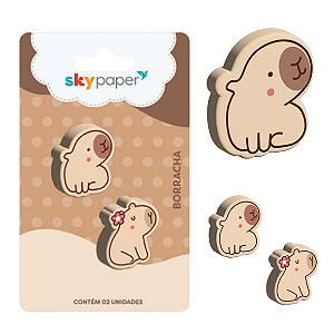 Borracha CAPIVARA BLISTER C/2UND - SKYPAPER