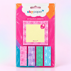 Bloco Adesivo LOVE KIT 5 25F - SKYPAPER