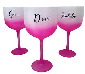 Taça de Gin em Acrílico Degradê