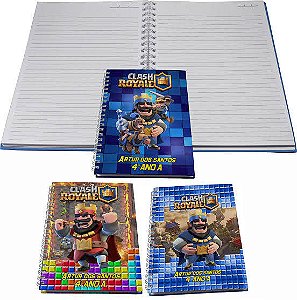 Caderno Médio (Executivo 17x24cm).