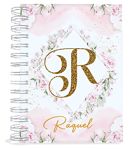 Agenda 2026: Alfabeto Floral Rosa Clean