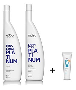 Kit Completo Shampoo + Máscara Matizador Platinum