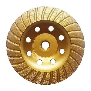 Disco Desbaste Rebolo Diamantado Turbo 115mm x M14 Concreto