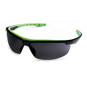 Oculos De Segurança Neon Fume Proteção Uv Antirrisco Ae Epi