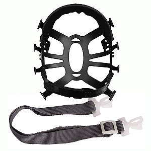 Kit Reposição Capacete Segurança Jugular Textil E Carneira