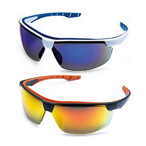 Kit 2 Oculos De Proteção Esportivo Ciclismo Bike Corrida Antirrisco Antiembaçante Uv