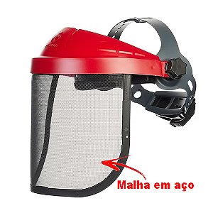KIT ROÇADOR MALHA DE AÇO+SUPORTE C/CATRACA CAMPER