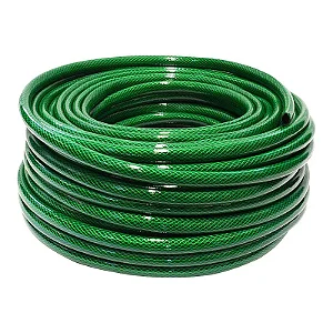 Mangueira de Jardim Pvc Trançada Siliconada Flexivel de 1/2