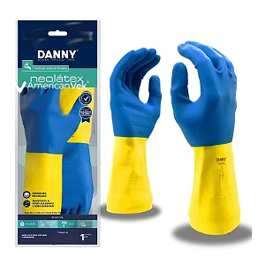 LUVA LATEX NEOPREME BICOLOR NEOLÁTEX DANNY CA5774