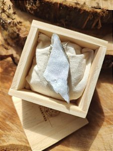 Colar Longo Ágata Blue Lace coberta de Sugar