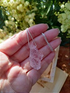 Colar de Quartzo Rosa