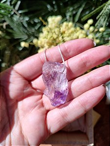 Colar Médio Fluorita Violeta