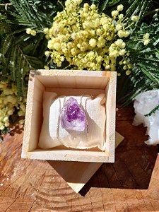 Colar Médio Fluorita Violeta