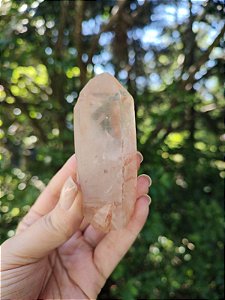 Ponta Quartzo Rosado (formação natural)