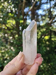 Ponta Quartzo Rosado (formação natural)