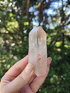 Ponta Quartzo Rosado Gêmeo  (formação natural)