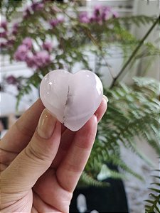 Coração de Calcita Rosa