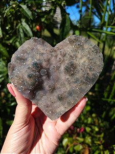 Coração de Flor de Cristal