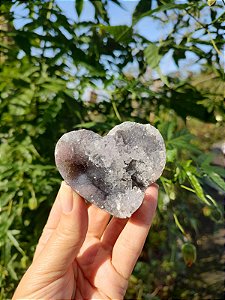 Coração de Flor de Cristal