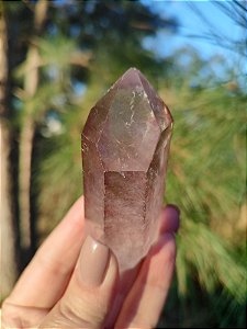 Ponta Quartzo Violeta Natural