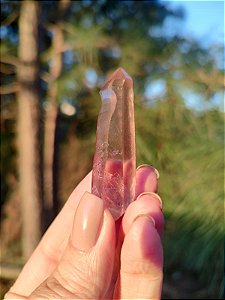 Ponta Quartzo Violeta Natural