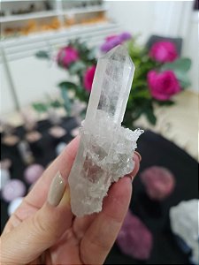 Drusa de Cristal Autocurada Elo do Tempo Passado