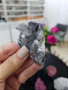 Drusa de Cristal com Inclusões