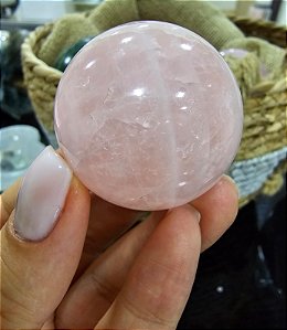 Esfera de Quartzo Rosa