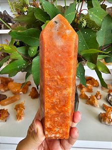 Ponta Calcita Laranja