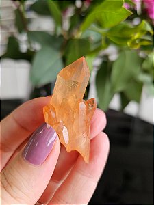 Drusa de Quartzo Tangerina
