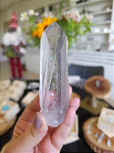 Ponta com Hematita Códigos Lemurianos e Imprint