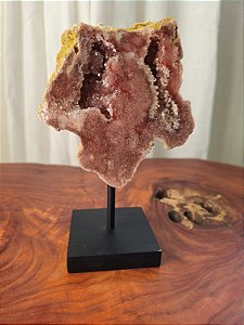 Ametista Rosa com Suporte