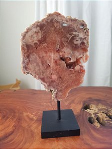 Ametista Rosa com Suporte