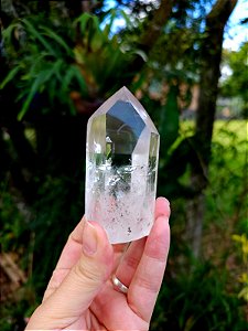 Quartzo Transparente com Clorita