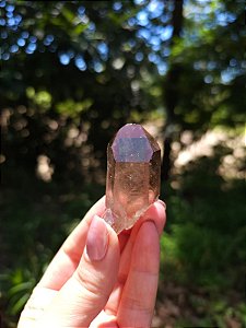 Quartzo com Rutilo Dourado Ponte para Dentro