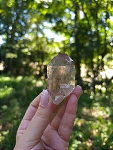 Quartzo com Rutilos Prata