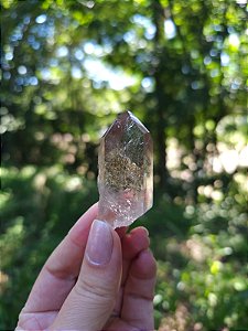 Quartzo com Rutilos Dourados