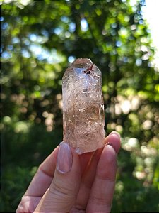 Quartzo com Rutilo Estrela Dourado