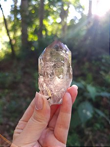 Quartzo com Rutilos Dourados